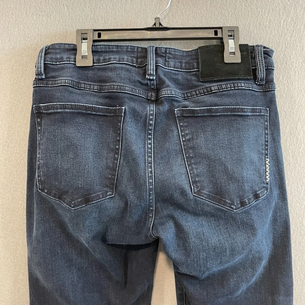 Neuw Iggy Skinny Mens Jeans Dark‎ Wash Blue Denim Size 30x32 Button Fly